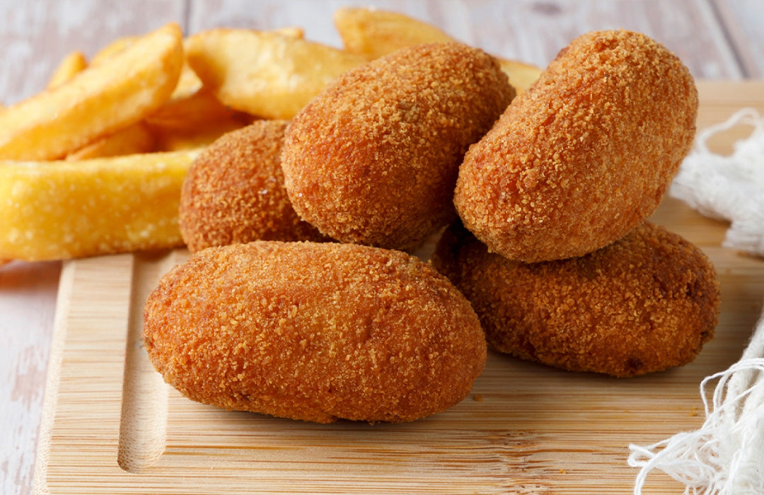 Croquetas de camarón al estilo holandés